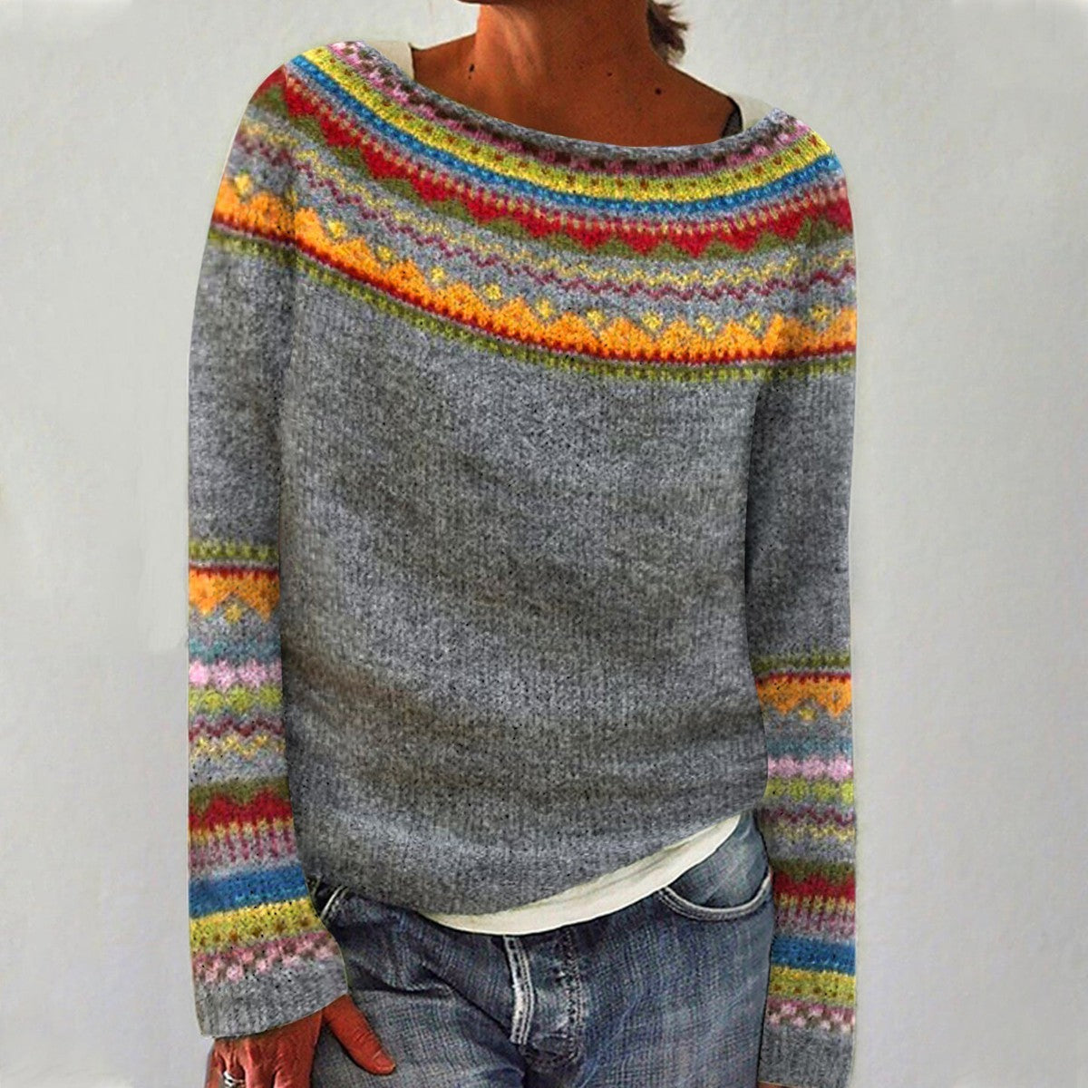Emilia - Przyjemny retro sweter
