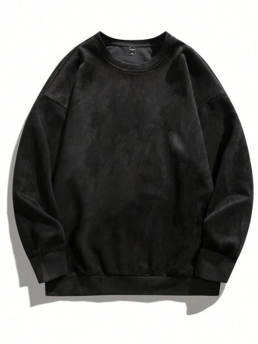 Nicholson – Swobodna Koszula z Długim Rękawem i Okrągłym Dekoltem