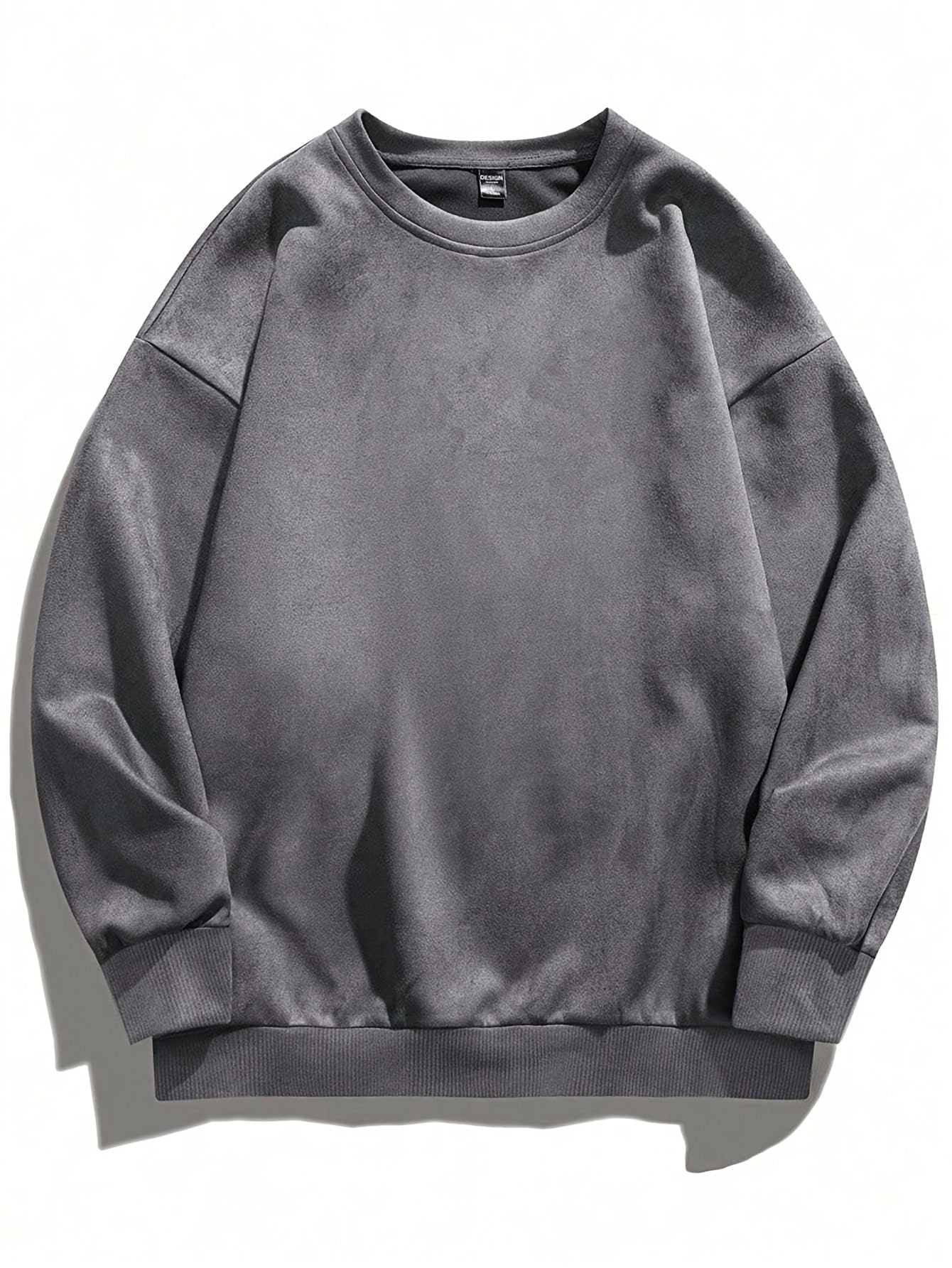 Nicholson – Swobodna Koszula z Długim Rękawem i Okrągłym Dekoltem