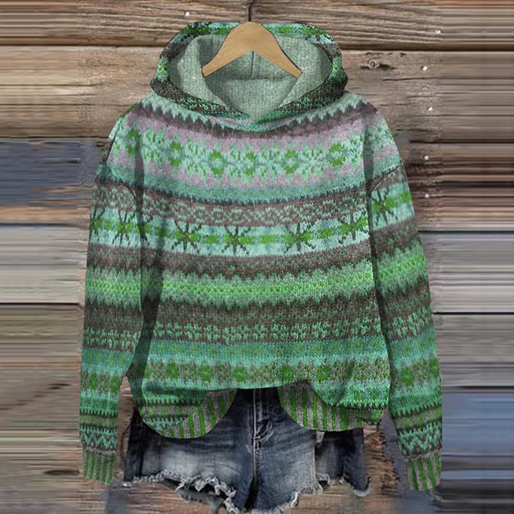 Lenka - Wygodny etniczny sweter