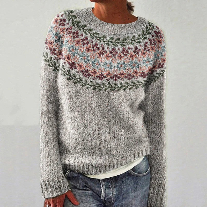 Luciele - Wygodny Retro Sweter