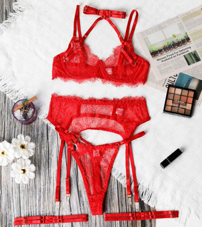 Ariana™ | Csipkés ágynemű szett Midnight Elegant