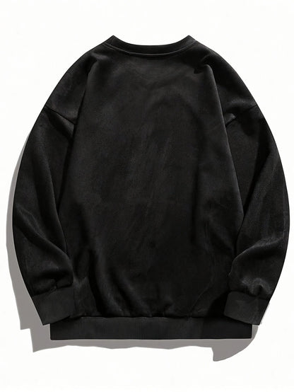 Nicholson – Swobodna Koszula z Długim Rękawem i Okrągłym Dekoltem