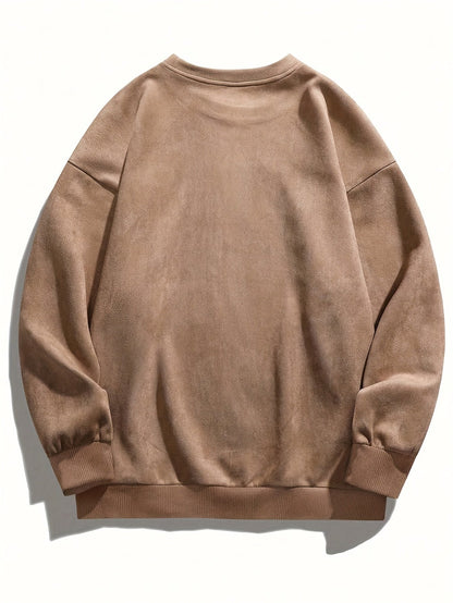 Nicholson – Swobodna Koszula z Długim Rękawem i Okrągłym Dekoltem