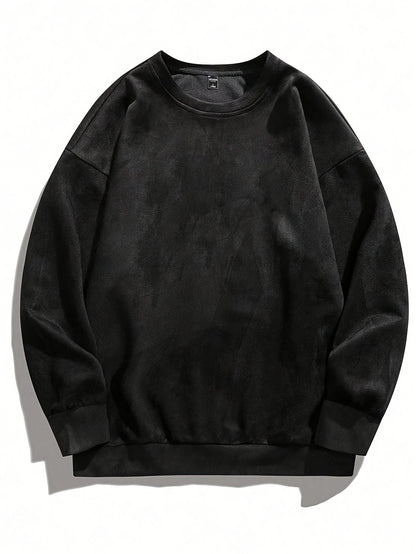 Nicholson – Swobodna Koszula z Długim Rękawem i Okrągłym Dekoltem