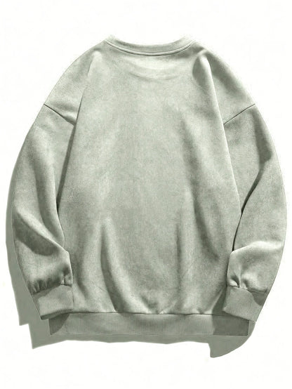 Nicholson – Swobodna Koszula z Długim Rękawem i Okrągłym Dekoltem