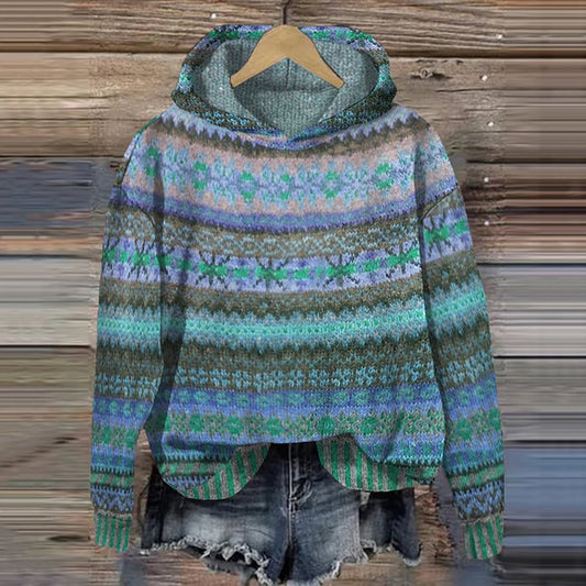 Lenka - Wygodny etniczny sweter