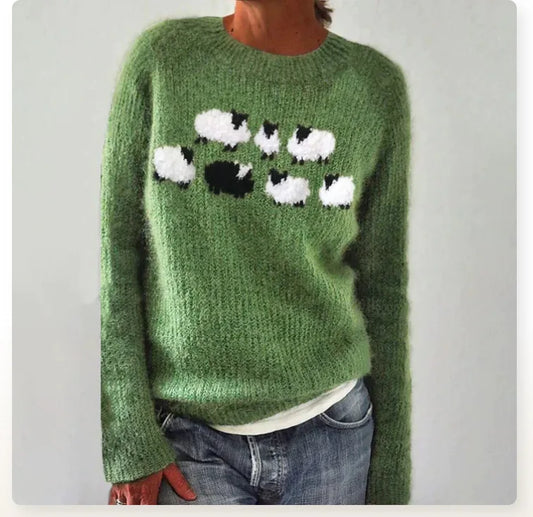 Poppy - wygodny retro sweter
