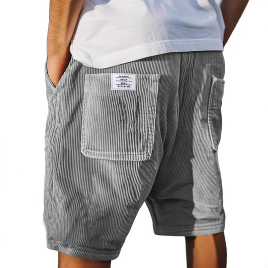 Szymański™ | Krótkie eleganckie szorty z weluru
