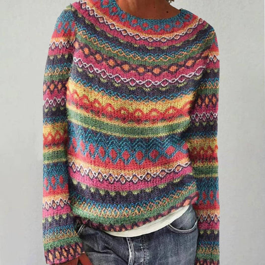 Emma - Wygodny retro sweter