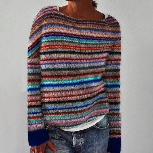 Ellara - Wygodny retro sweter