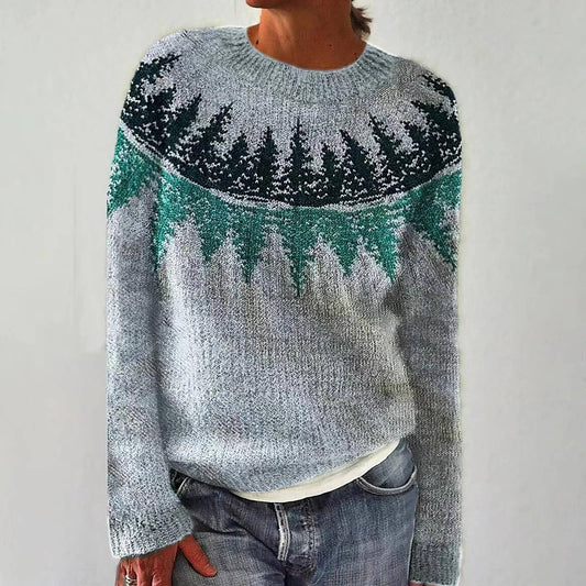 Luna - Wygodny retro sweter