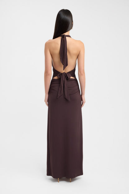 Alessia | Elegancka sukienka maxi na szyję