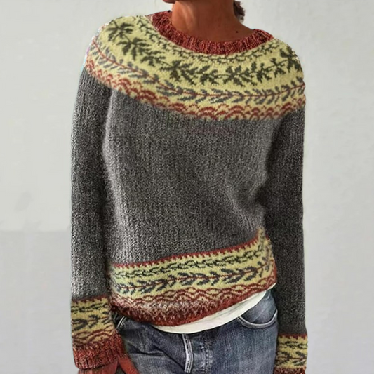 Lara - Wygodny Retro Sweter