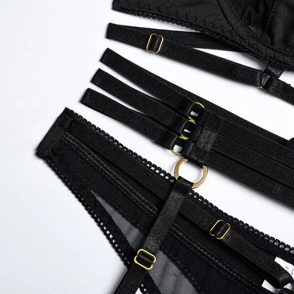 Julietta™ | Zestaw bielizny francuskiej 3 częściowy