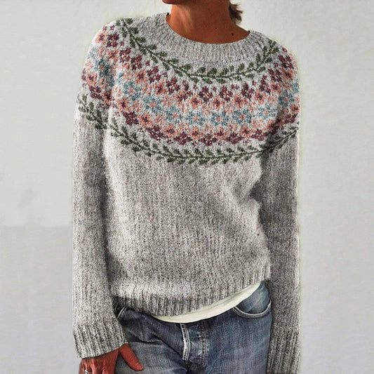 Luciele - Wygodny Retro Sweter