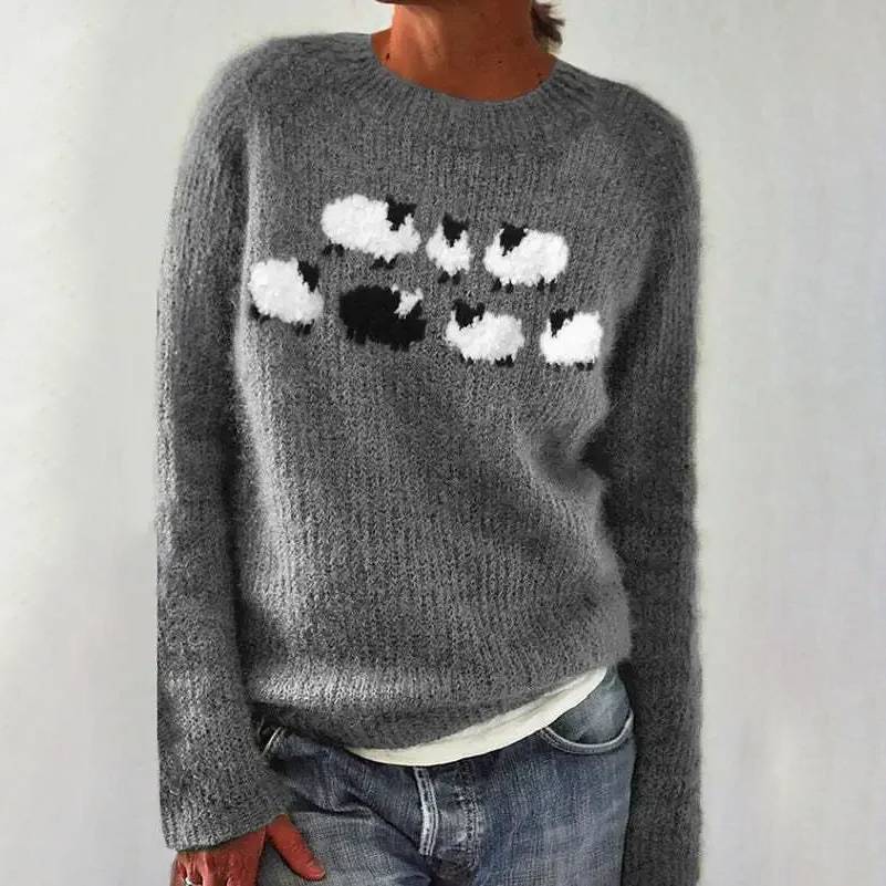 Poppy - wygodny retro sweter