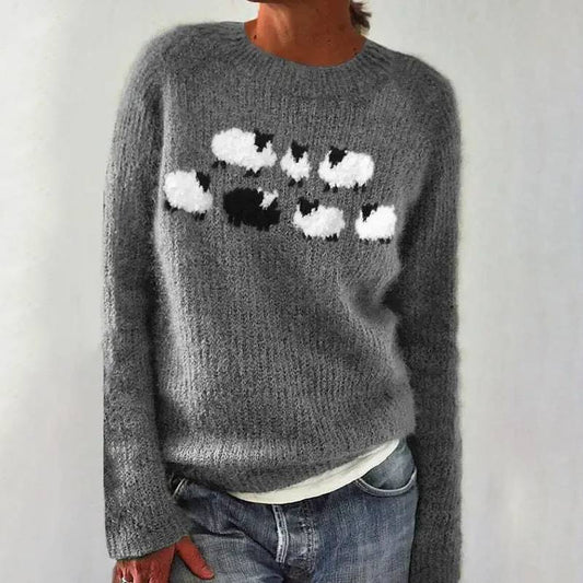 Poppy - wygodny retro sweter