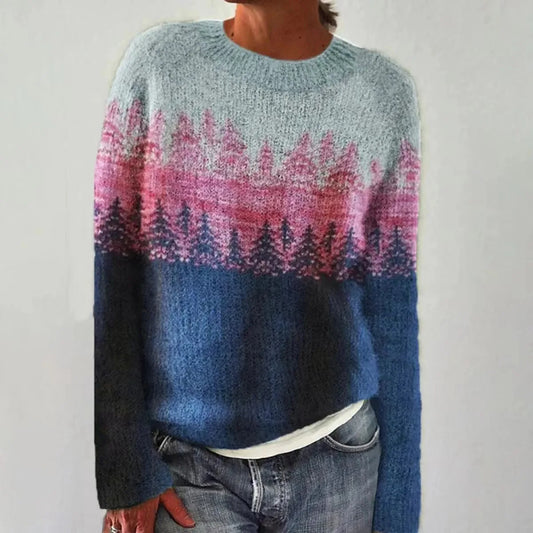 Luna - Wygodny retro sweter